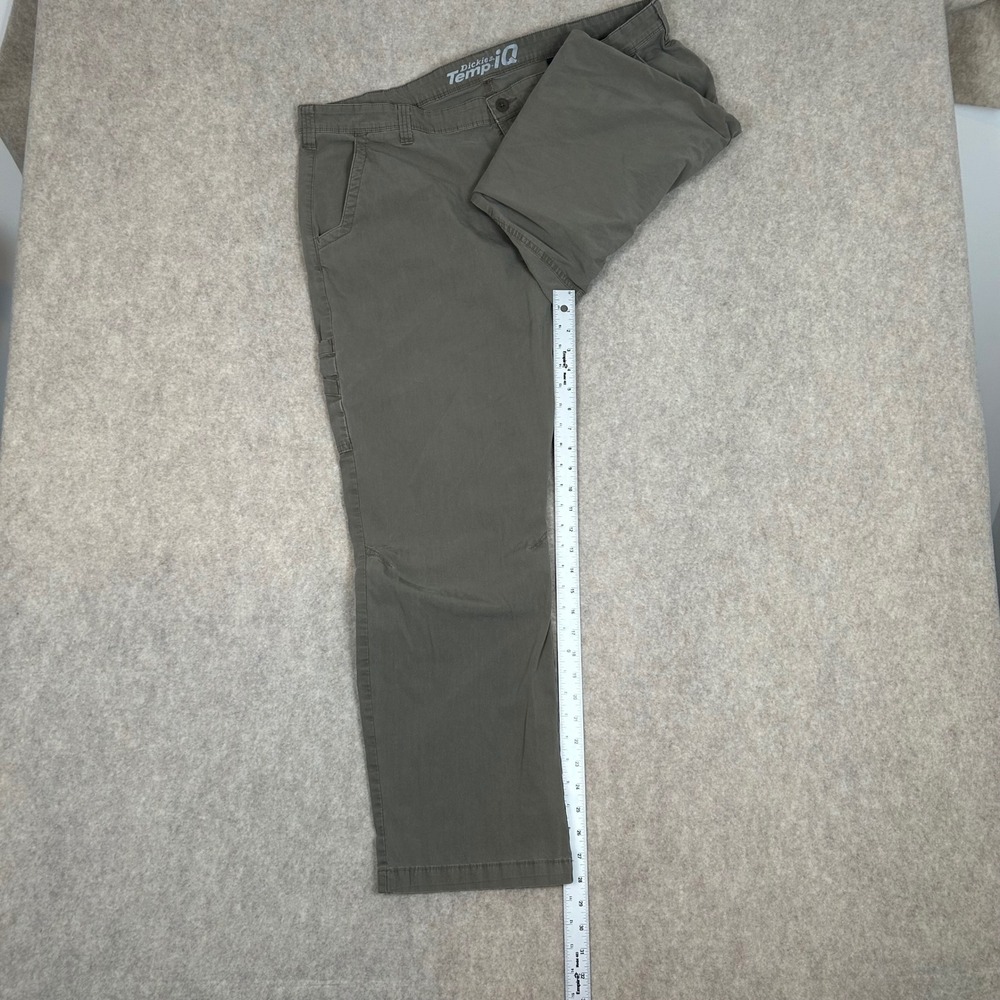 Dickies Temp-iQ Work Pants Mens 42x30 Olive Green Cooling Utility Trousers - Picture 4 of 7